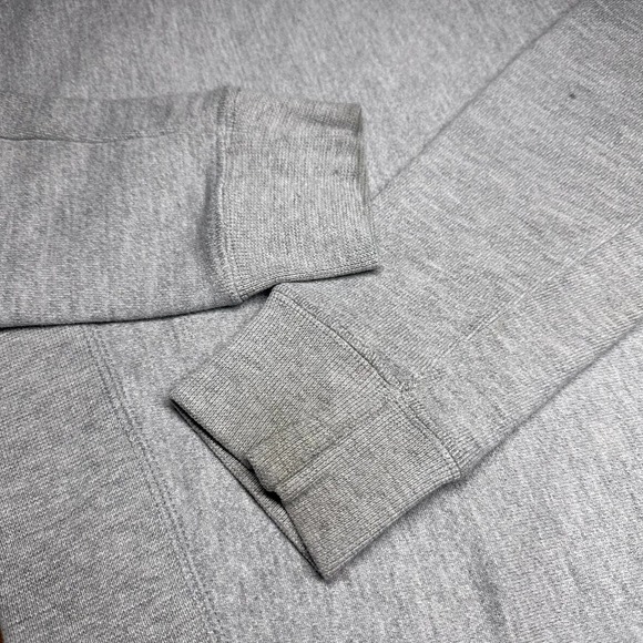 Champion Heather Grey Cropped Sweatshirt - Extra Small | Reverse Weave - Picture 8 of 9